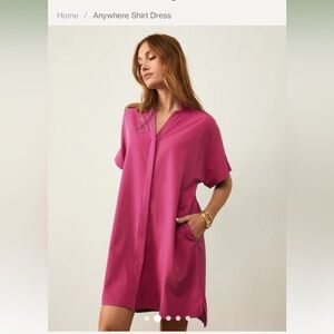 ADAY anywhere shirt dress NWT
